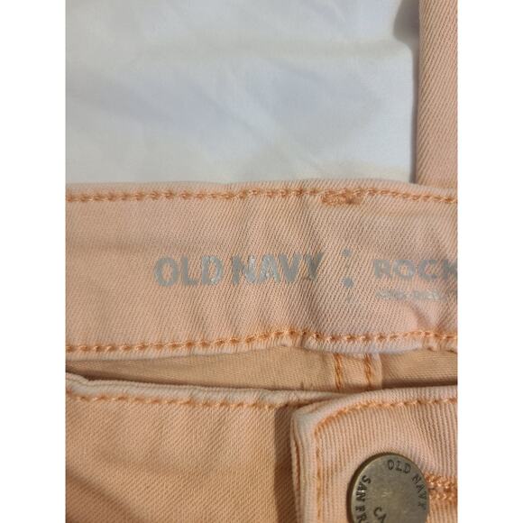Old navy size 2 peach colored Rockstar skinny jeans - Picture 3 of 8